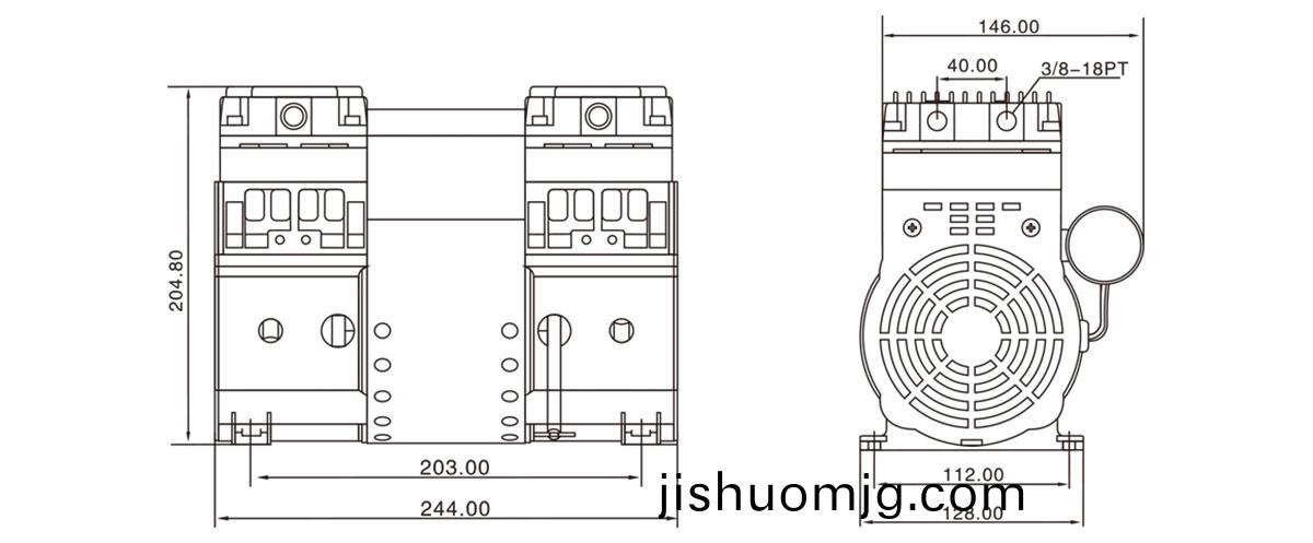 HP-2000V尺寸圖
