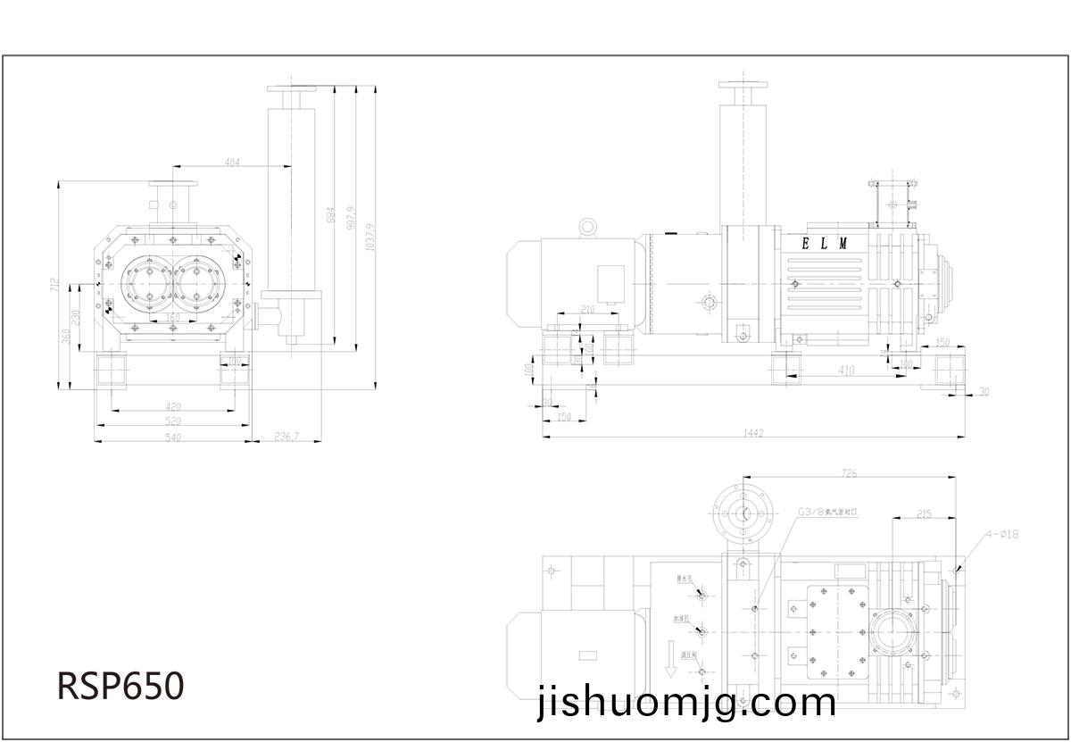 RSP650安裝尺寸圖